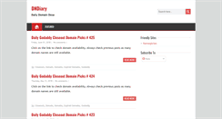 Desktop Screenshot of dndiary.com