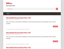 Tablet Screenshot of dndiary.com